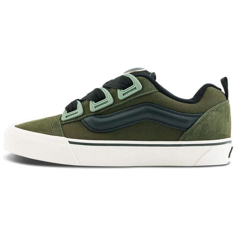 Vans Knu Skool Износостойкие Низкие Повседневные Кроссовки Унисекс Зеленые Кроссовки VN000CZU50K