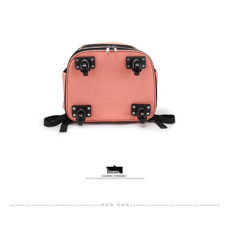 Портативный рюкзак-тележка для кошек и собак