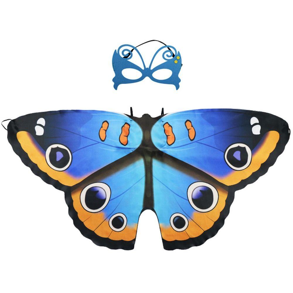 Party Favor Cosplay Fairy Kids Cloak Butterfly Scarf Costumes Accessory Butterfly Wings Shawl