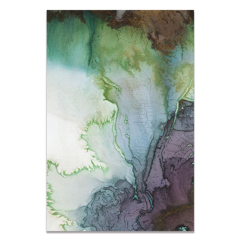 Marble Wall Art Canvas Painting Abstract Pictures Blue and White Canvas Art Posters and Prints Modern Home Living Room Decor