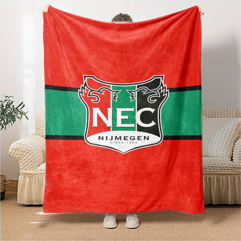 Nijmegen Print Flannel Blanket High Quality Warm Comfortable Cover for All Seasons Perfect for Gifts Home Decor