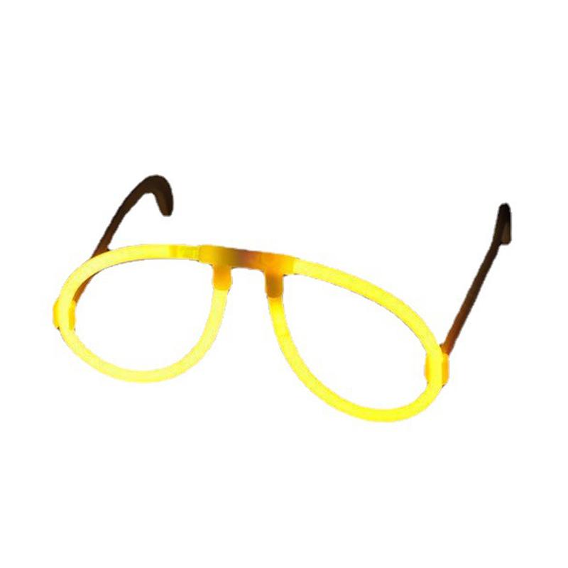 DIY Luminous Eye Glasses Fluorescent Wear Glow Stick Neon Party Gift Adult Kids Birthday Wedding Bar Carnival