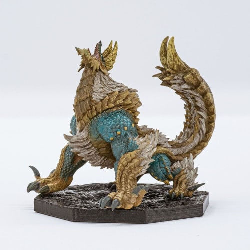CAPCOM Monster Hunter FIGURE BUILDER CUBE MONSTER HUNTER Thunder Wolf Dragon Zinogre Approx. H106 X W111 X D109mm Made of PVC and ABS