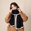 Thicken Winter Scarf Large Plush Neckerchief Bandana Knitted Scarfs  Winter