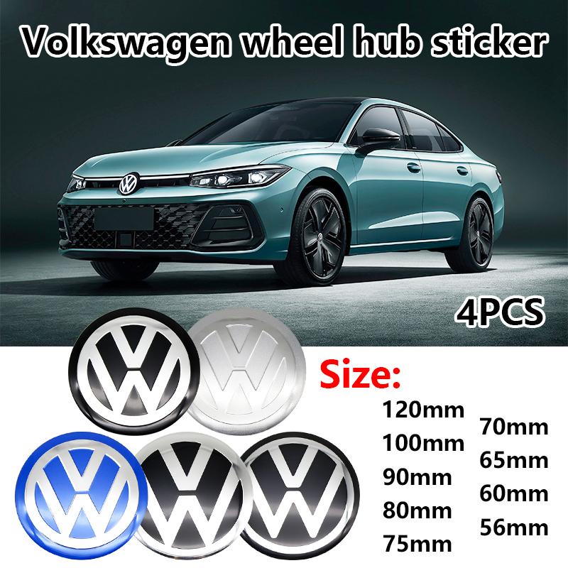 2026 Горячие Для VOLKSWAGEN VW 4 шт. 56/60/65/70/75/80/90/100/120 мм 3D Наклейки на колеса автомобиля Заглушка центрального диска Эмблема Значок Наклейка Для VW GT