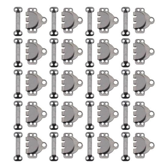 20 пар швейных крючков и петель, набор застежек, набор застежек для шитья