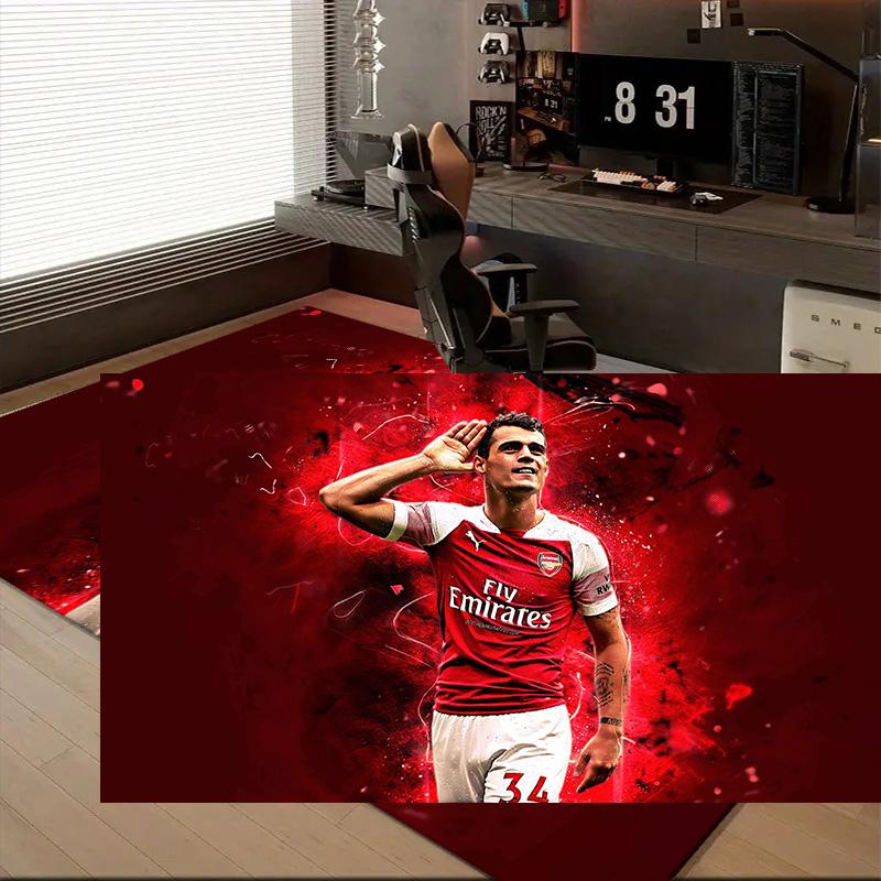 1PC Arsenal Celebration Moment Floor Mat for Living Room, Game Rooms, Office, Bedroom, Office Floor Mat Playful Design, Christmas fan gifts