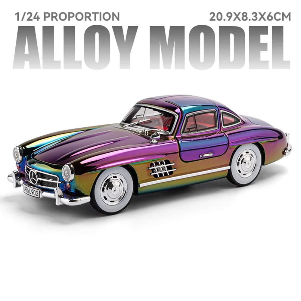 1:Масштаб 1:24 Vision GT 300SL Модель автомобиля Игрушка Двери Открываются Рулевое управление Колесами Металлическая Литая Модель Автомобиля Коллекция Подарки для Мальчиков