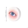3 Pieces Lash Sponges for Practice Eye Shaped Sponge, Eyelash Tools Portable Mapping