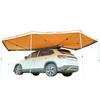 270 Degree Awning with Bulit-in LED Lights, 12.4 Driver Side Vehicle Awning, Waterproof UV50+ Car Side Awnings, All-Weather Free-Standing Overland