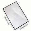 Book Page Magnification Reading Aid Lens Magnification X3 Glass Lens Large Sheet Magnifier  Unisex