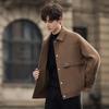The New Korean Version of Solid Color Woolen Casual Fashion Men's Short Jacket Jacket Is Trendy