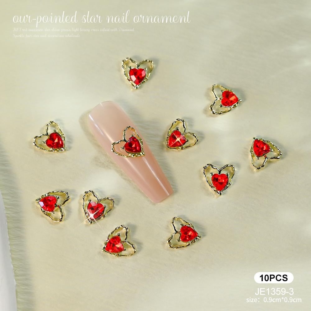 10 шт., стразы для ногтей с крестом и русалкой, 3D драгоценный камень Авроры, звездный свет, ювелирные изделия, детали для украшения ногтей, роскошные подвески «сделай сам», детали для ногтей