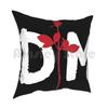 Наволочка Dm Rose Mode с принтом для дома, мягкая, DIY, 80-е, музыка, Dm, восьмидесятые, электронная, New Order, Violator, группа, гот