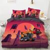 Cartoon Fast Speed Car King  Duvet Cover Set HD Comforter Cover for Kids Bedding Sets Bedclothes Bedroom Decor