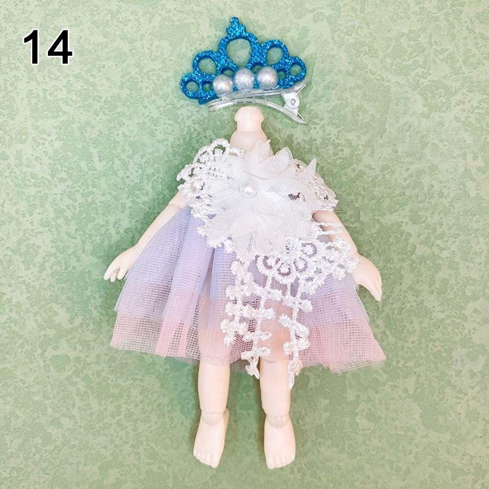 Детский DIY Девочки Высококачественный Наряд 18 Стилей Можно Наряжать Юбочный Костюм 16~17см Кукла/1/8 BJD Кукла