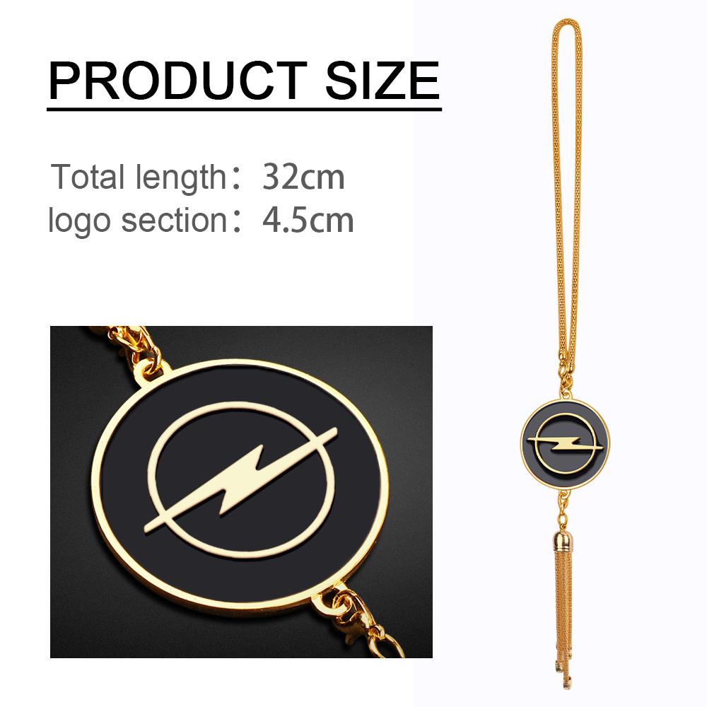 Car Styling n37 3D Metal Emblem Rearview Mirror Pendant Hanging Ornaments For Opel Zafira Corsa Insignia Mokka Regal Car Valve Cap