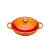 Чугунная эмалированная кастрюля - Le Creuset - 30см - Вулканический - Термостойкая ручка