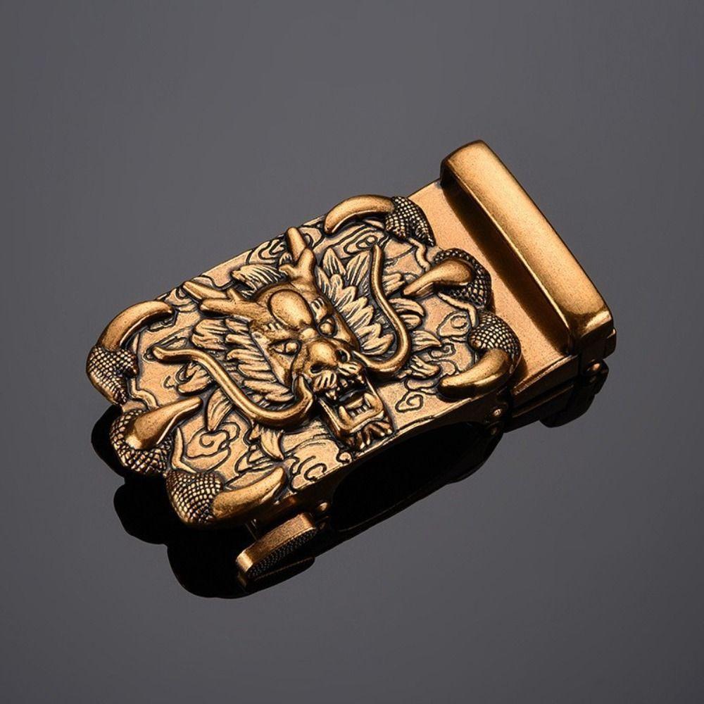 Carving Belt Buckle Retro Men's Belt Head Gift Belt Replacement Buckle