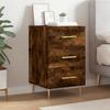 Maison Exclusive - Тумбочка из дымчатого дуба 40x40x66 см инженерная древесина