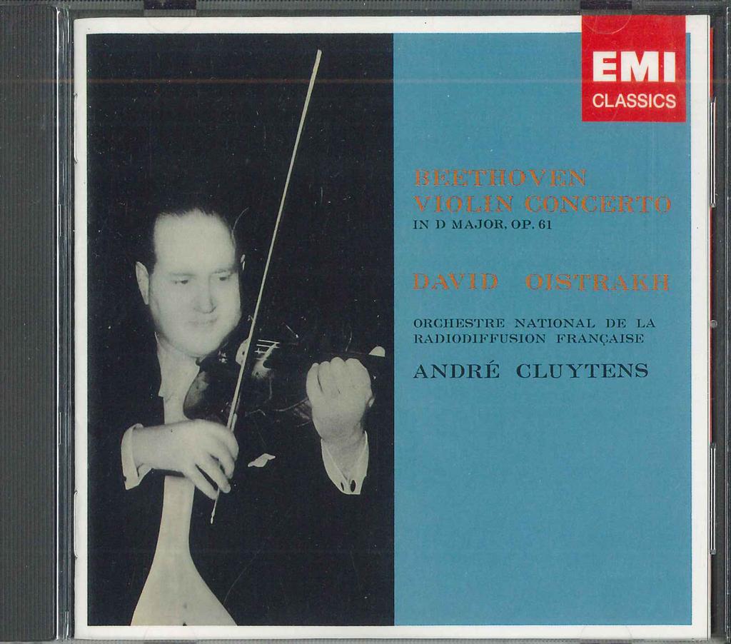 CD АНДРЕ КЛЮИТЕНС - Бетховен: Скрипичный концерт TOCE90080 EMI MUSIC Japan Классика Б/у