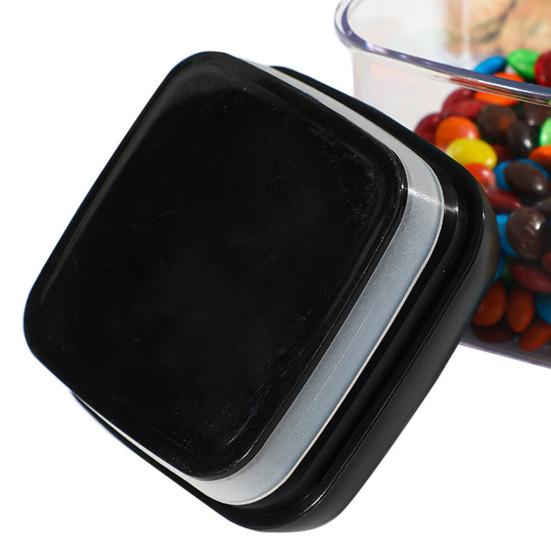 Kitchen Dry Food Dispenser Moisture Proof & Dust-proof Transparent Rice Grain Storage Container Large Capacity Sealed Storage Tank for Flour