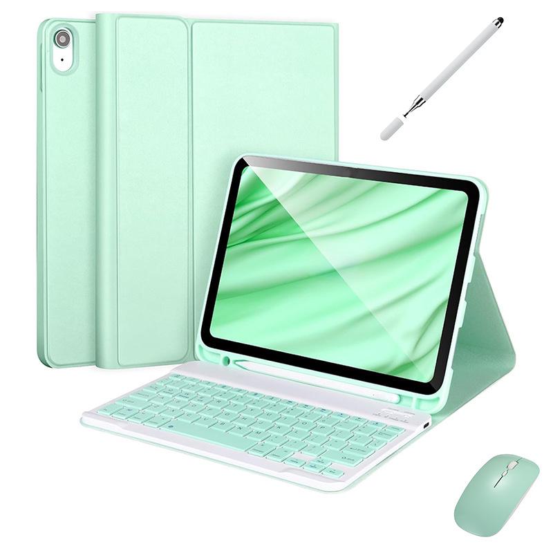 Совместимый чехол-клавиатура Bluetooth с магнитным креплением для iPad 10-го поколения A16 10,9"
