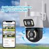 5G Dual-Band HD Night Vision PTZ WiFi Surveillance Camera with Dual Lenses