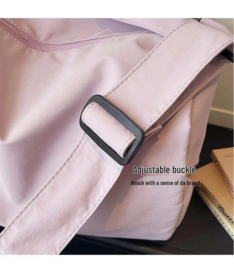 Trendy Unisex Crossbody Fitness Bag with Shoe Compartment