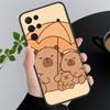 Phone Case For Samsung A17 A55 A16 A56 A35 A15 A53 A54 A33 A34 A25 A05S A52 A52S A07 A26 A06 Cute Fun capybara