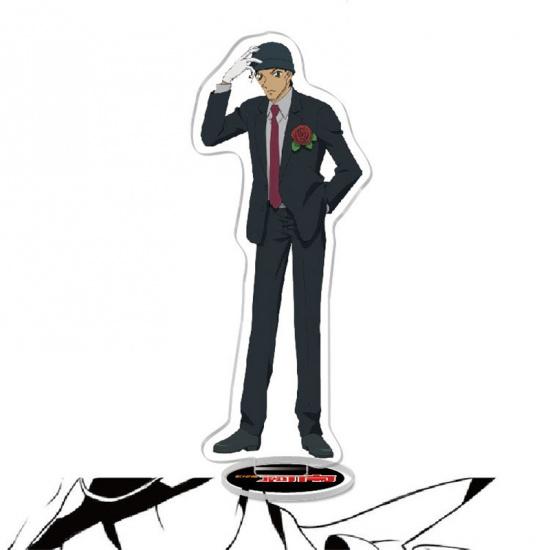 Аниме Детектив Конан, акриловая подставка, модель, тарелка Edokawa Konan Haibara Ai Akai Shuuichi, стоящая вывеска, реквизит для косплея