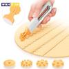 Roller Dough Cutter Tool Food Grade BPA Free Mini Size Lightweight DIY Wave Dough Cutting Tool Kitchen Accessories