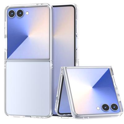 Прозрачный ПК Чехол для мобильного телефона для Samsung Galaxy Z Flip7 5G Flip 7 6 Flip6 Zflip7 Flip 5 4 3 2 Flip3 Flip2 Flip4 Защитные чехлы