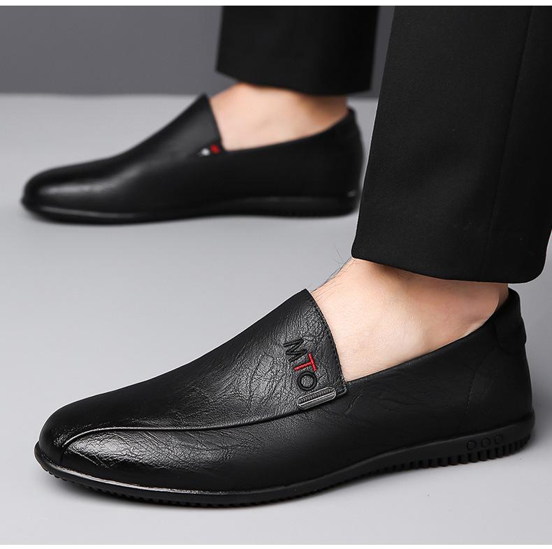 Мода 2024 года, мужская повседневная обувь, мокасины, туфли-горох для мужчин, повседневная обувь на плоской подошве, версия дышащей мужской обуви для активного отдыха, обувь