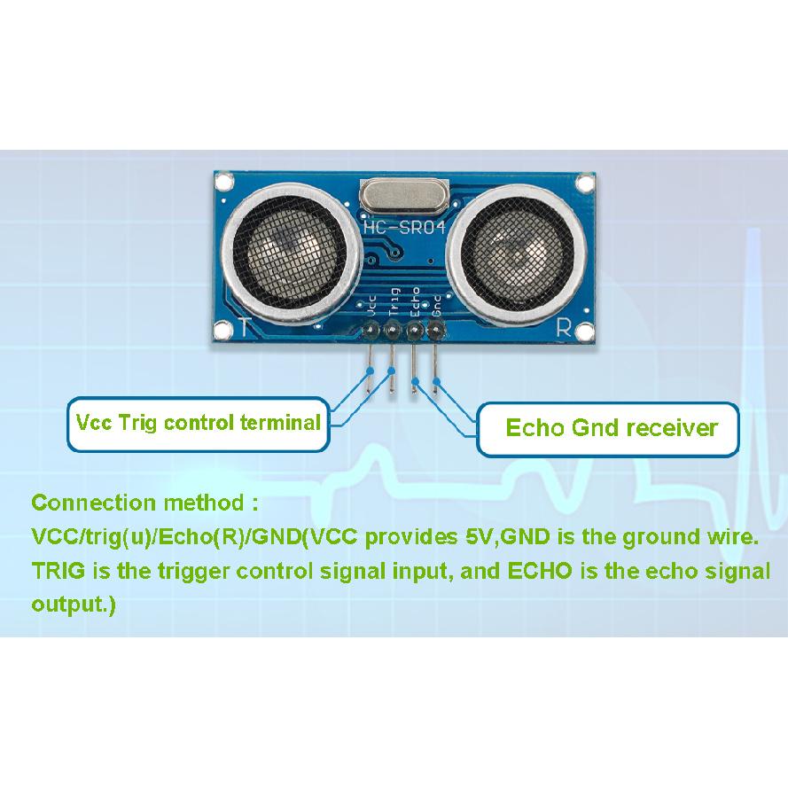Ultrasonic sensor HC-SR04 HCSR04 to world Wave Detector Ranging Module HC SR04 Distance Sensor For Arduino 3.3V-5V