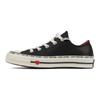 Converse 1970-е Chuck Taylor All Star Низкие Уличные Повседневные Нескользящие Износостойкие Дышащие Низкие Кеды Женские Черный