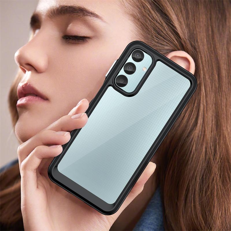 Прозрачный противоударный чехол TPU для Samsung Galaxy M55 M15 M44 M34 M54 M14 Jump3 5G 4G защитный противоударный чехол с полной защитой