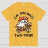 I'm Always Two-Tired Cotton Summer Casual Cool Loose T-Shirt