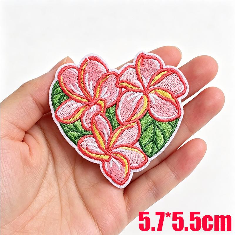2026 Cartoon Summer Tropical style Embroidered Patches Coconut Shell Hat Slippers Patch Iron On Patches For Clothing Decoration