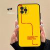 D-DHL-L logo Phone Case For IPhone 17 16 15 14 13 12 11 Pro Max Plus mini Silicone Black Cover
