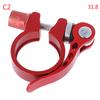 25.4-34.9Mm Aluminum Bike Bicycle Seatpost Clamp Quick Release Seat Post