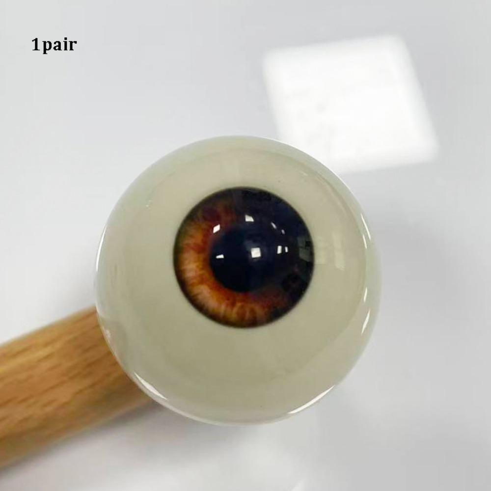 1pair 20mm Acrylic Fake Eyes Eyeballs 10 Styles DIY Doll Making Crafts For BJD Doll
