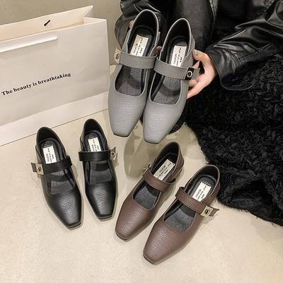 Мода Женская Мода Женские Балетки С Мелким Вырезом Осенние С Острым Носком Лоферы Балетки Осенние Леопардовые Ретро Туфли для Платья Zapatos De Mujer