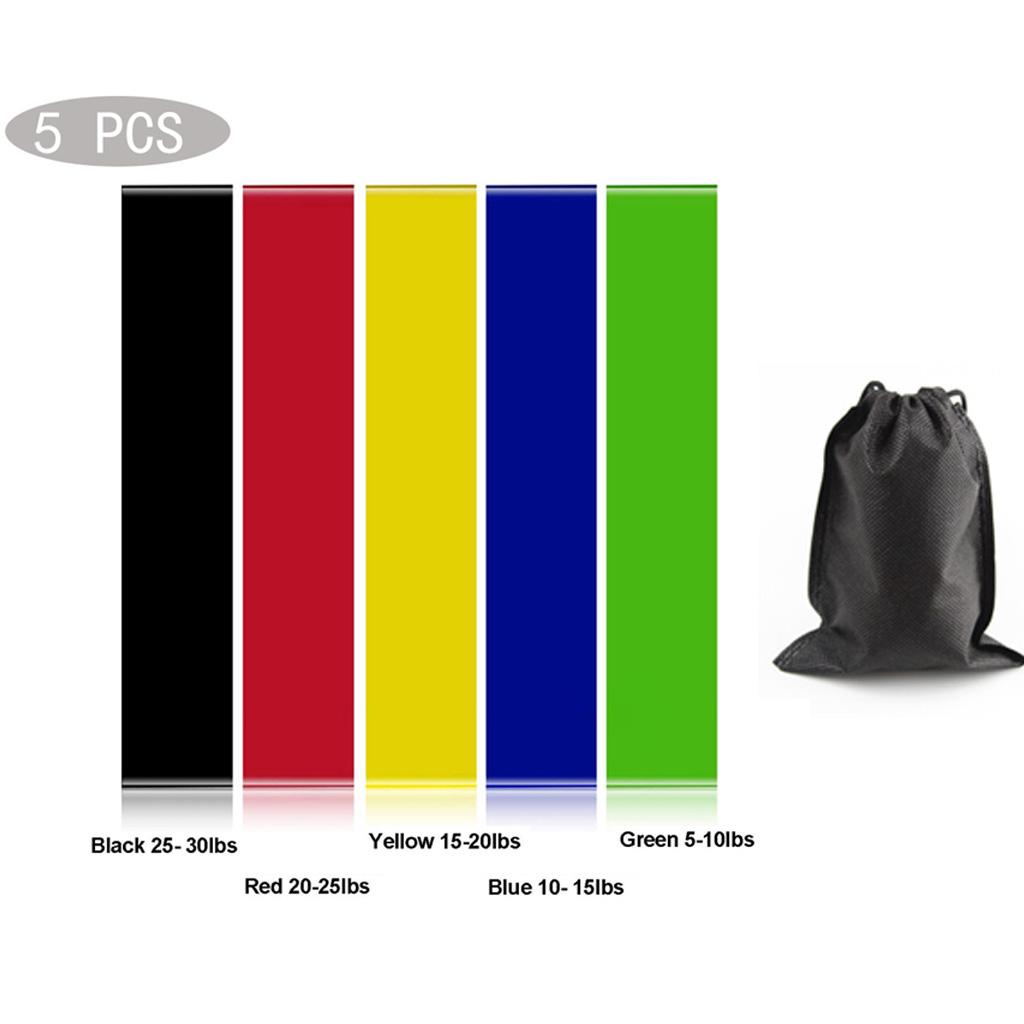 Тренировочные ленты сопротивления Йога Тренажерный зал Фитнес Резинка Подтягивание Помощь Резиновая лента Кроссфит Упражнение Домашние Тренировки Оборудование