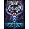 5D Diy Diamond Embroidery Tiger Cross Stitch Full Round Diamond Painting