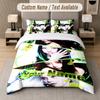 aespa 3Pcs Bedding Set, Personalized Custom Name Text, 1 Duvet Cover & 2 Pillowcases For Bedroom