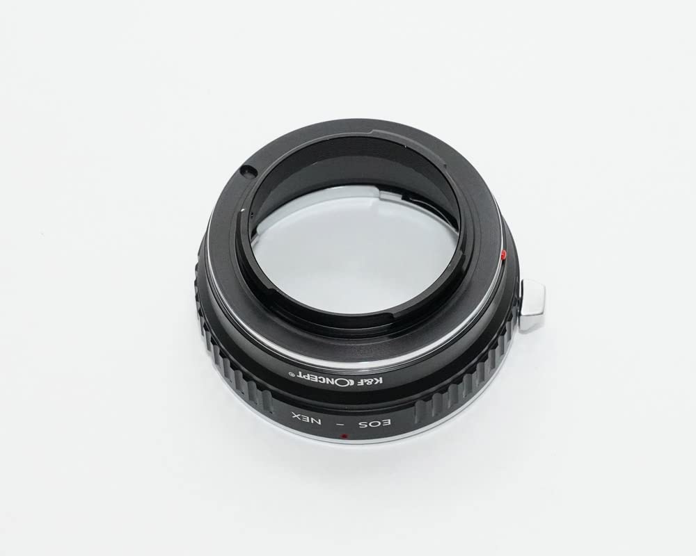 CONCEPT Адаптер для объектива Canon EOS EF на крепление NEX E с салфеткой для чистки объектива K&F (EF-S) ef-nex (КФНЕКС)