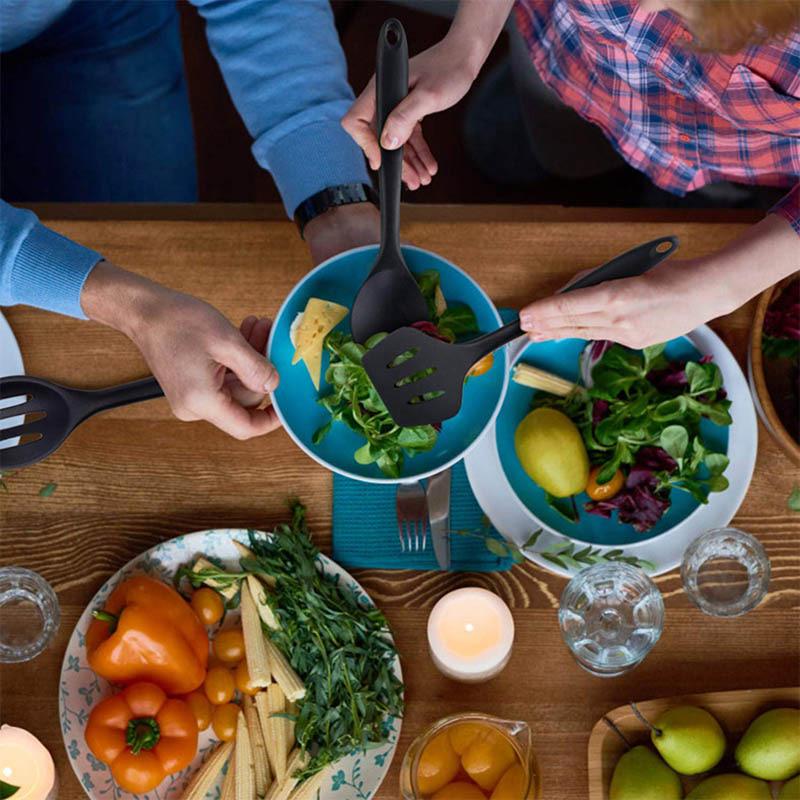 10 шт. термостойкий силиконовый набор посуды с антипригарным покрытием, инструменты для приготовления пищи, набор инструментов для выпечки, посуда, кухонные аксессуары