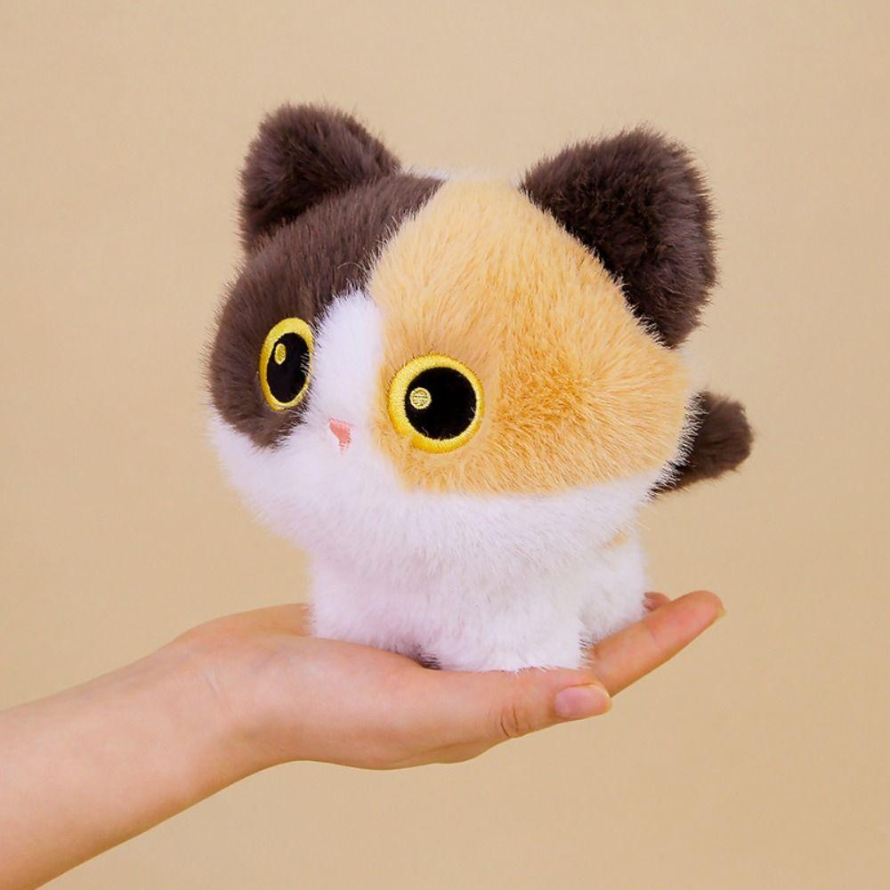 Siamese Cat Stuffed Doll Stuffed Animals Black Cat Plush Boy Girl Cat Plush Toy  Holiday Gift
