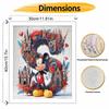 Disney DIY Oil Painting Kits Mickey Castle Rose Art Hand Painting Home Decor Craft Gift Ideas Disney DIY Oil Painting Kits Hand Painting Decor